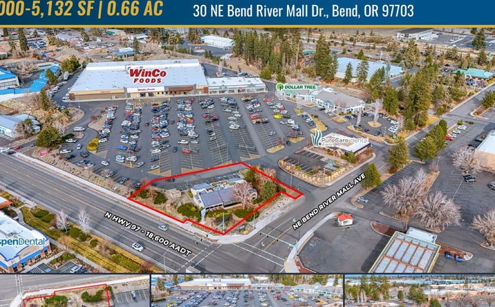 Pictures of Retail, Land, Restaurant property located at 30 NE Bend River Mall Dr, Bend, OR 97703 for lease - image #1