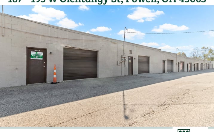 Pictures of Industrial property located at 187 - 195 W Olentangy St, Powell, OH 43065 for lease - image #1
