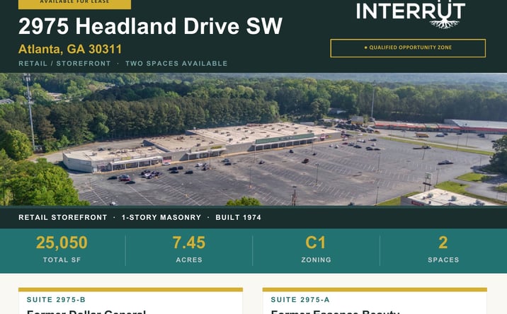 Pictures of Retail, Office property located at 2975 Headland Drive SW, Atlanta, GA 30311 for lease - image #1