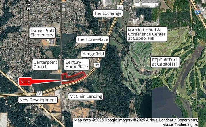 Pictures of Land, Retail property located at 1331 McQueen Smith Rd S, Prattville, AL 36066 for lease - image #1
