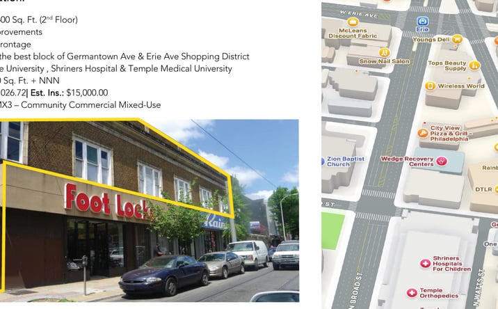 Pictures of Office, Special Purpose property located at 3602-04 Germantown Ave, 2nd Floor, Bldg #1, Philadelphia, PA 19140-2824 for lease - image #1