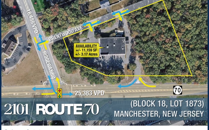 Pictures of Retail property located at 2101 Route 70, Manchester, NJ 08759 for lease - image #1
