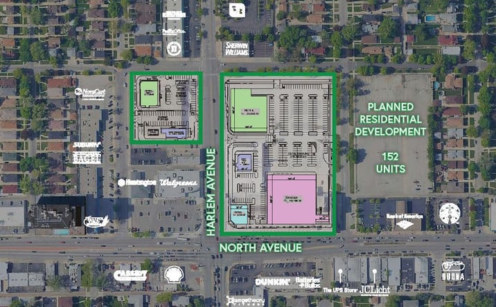 Pictures of Retail property located at 1601 N Harlem Avenue, Chicago, IL 60707 for lease - image #1