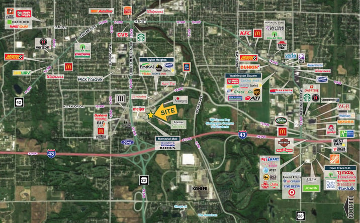 Pictures of Retail property located at 518 S. Taylor Drive, Sheboygan, WI 53081 for lease - image #1