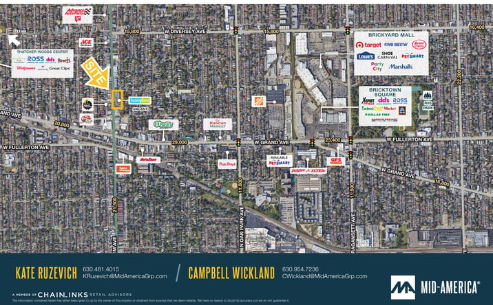 Pictures of Retail property located at 2525 N Harlem Ave, Chicago, IL 60707 for lease - image #1