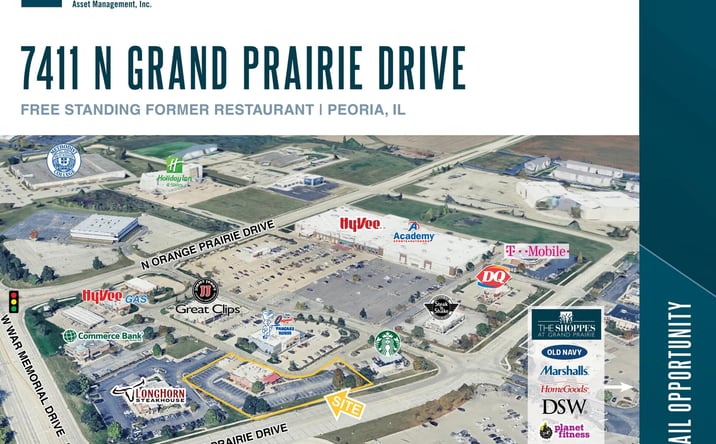 Pictures of Retail, Restaurant property located at 7411 North Grand Prairie Drive, Peoria, IL 61615 for lease - image #1