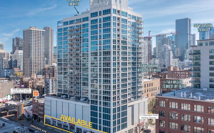Pictures of Retail property located at 757 North Orleans Street, Chicago, IL 60654 for lease - image #1