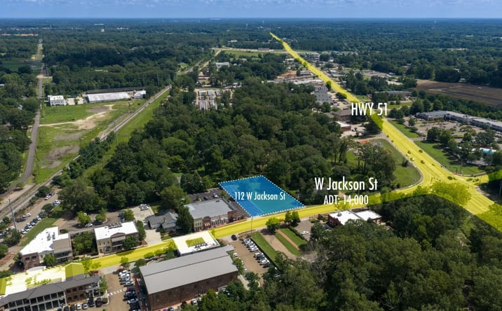 Pictures of Land property located at 112 West Jackson Street, Ridgeland, MS 39157 for lease - image #1