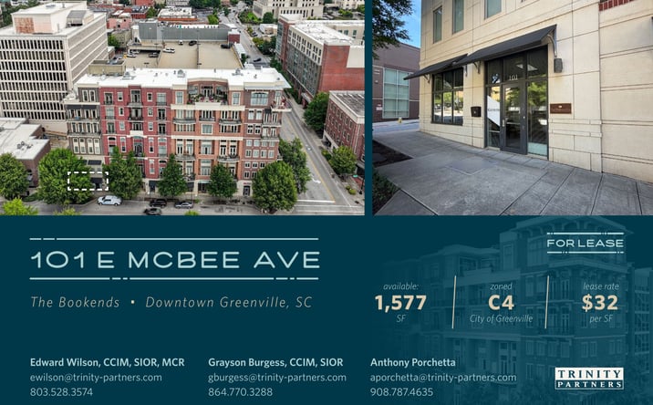Pictures of Office property located at 101 E McBee Avenue, Greenville, SC 29201 for lease - image #1