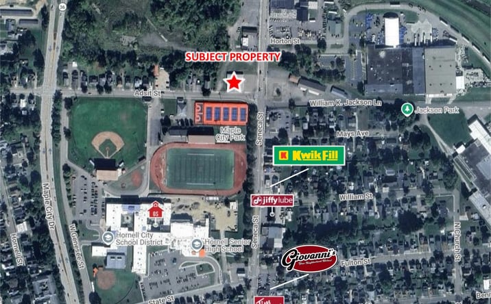 Pictures of Retail property located at 176 Seneca Street, Hornell, NY 14843 for lease - image #1