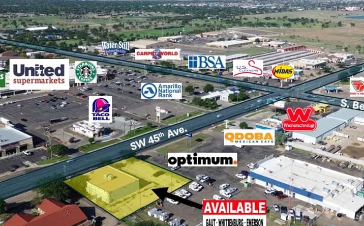 Pictures of Retail property located at 5710 SW 45th Ave, Amarillo, TX 79109 for lease - image #1