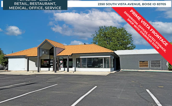 Pictures of Retail, Office, Restaurant property located at 2350 South Vista Avenue, Boise, ID 83705 for lease - image #1