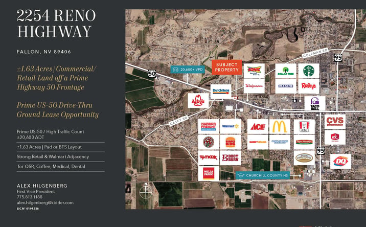 Pictures of Retail, Land property located at 2254 Reno Highway, Fallon, NV 89406 for lease - image #1