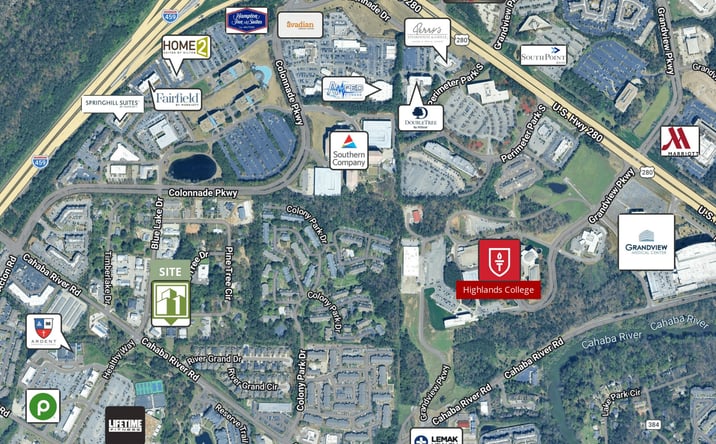 Pictures of Office property located at 4505 Pine Tree Circle, Vestavia Hills, AL 35243 for lease - image #1