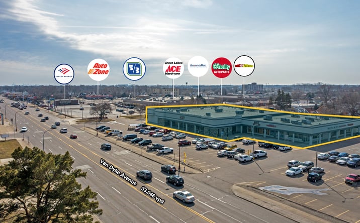 Pictures of Retail property located at 25225 Van Dyke Avenue, Centerline, MI 48015 for lease - image #1