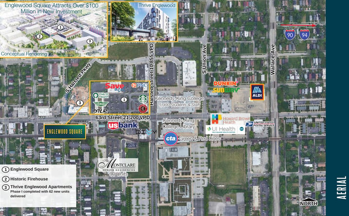 Pictures of Retail property located at NWC Halsted & 63rd Street, Chicago, IL 60615 for lease - image #1