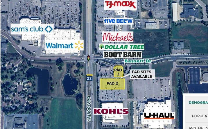 Pictures of Retail, Land property located at 1921 Bassett Dr, Mankato, MN 56001 for lease - image #1