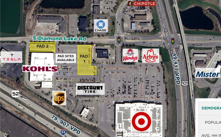 Pictures of Land property located at 21985 Diamond Lake Rd, Rogers, MN 55374 for lease - image #1