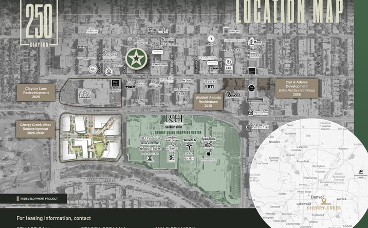 Pictures of Retail property located at 250 Clayton Street, Denver, CO 80206 for lease - image #1