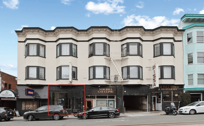 Pictures of Retail property located at 1546 California Street, SF, CA 94109 for lease - image #1