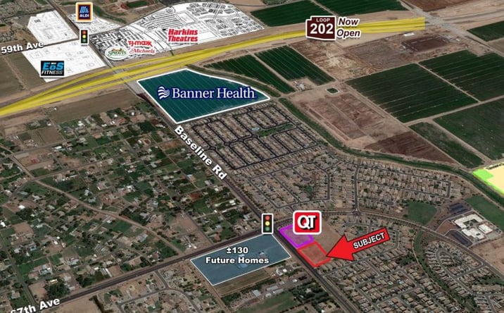 Pictures of Land property located at Baseline Road and 67th Avenue, Laveen, AZ 85339 for lease - image #1