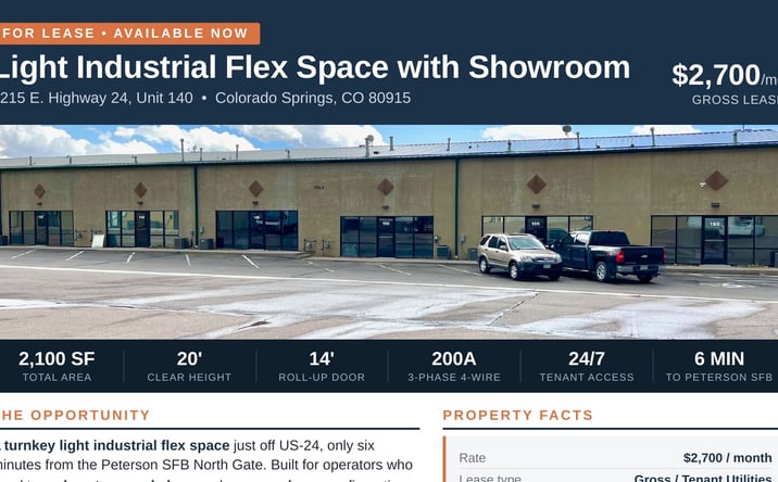 Pictures of Industrial property located at 7215 U.S. 24, Colorado Springs, CO 80915 for lease - image #1