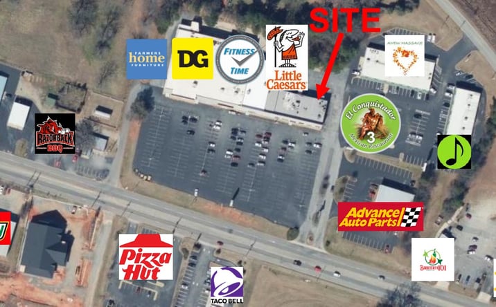 Pictures of Restaurant property located at 11090 Asheville Hwy, Inman, SC 29349 for lease - image #1