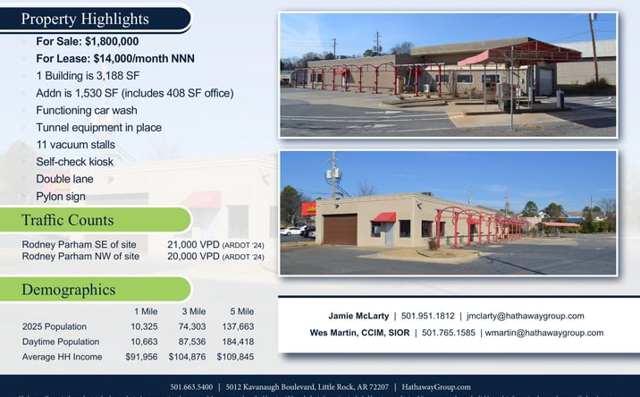 Pictures of Retail, Special Purpose property located at 9500 N Rodney Parham, Little Rock, AR 72227 for lease - image #1