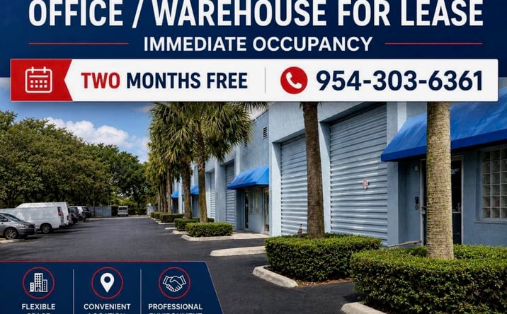 Pictures of Industrial property located at 6761 West Sunrise Boulevard, Plantation, FL 33313 for lease - image #1