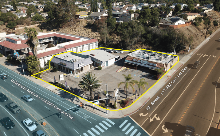 Pictures of Retail, Land property located at 6970 University Avenue, La Mesa, CA 91942 for lease - image #1