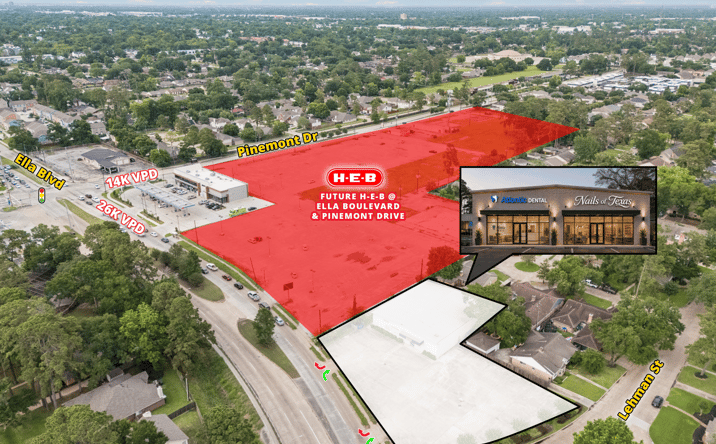 Pictures of Retail property located at 5100 Ella Boulevard, Houston, TX 77018 for lease - image #1