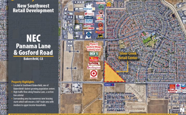 Pictures of Retail property located at NEC Panama & Gosford, Pumpkin Center, CA 93313 for lease - image #1