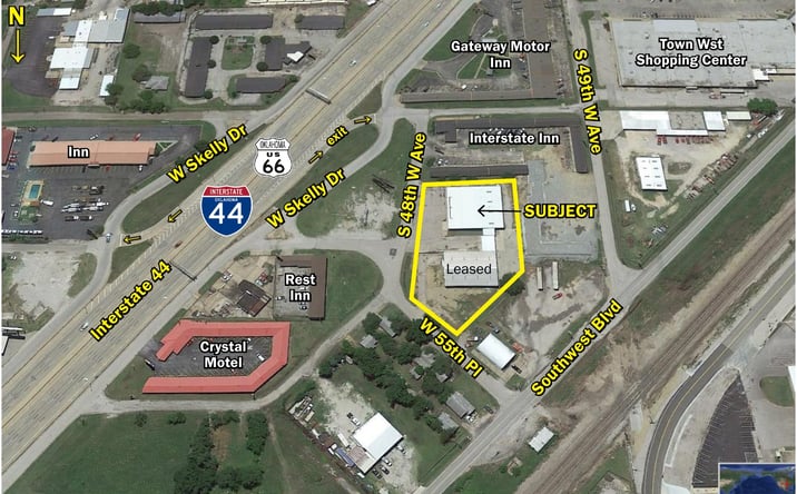 Pictures of Industrial property located at 5526 S 48th W Avenue, Tulsa, OK 74107 for lease - image #1