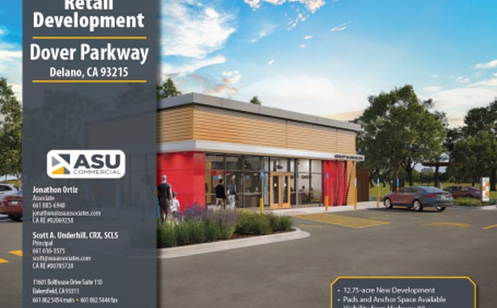 Pictures of Retail property located at Dover Parkway and Wollomes Avenue, Delano, CA 93215 for lease - image #1