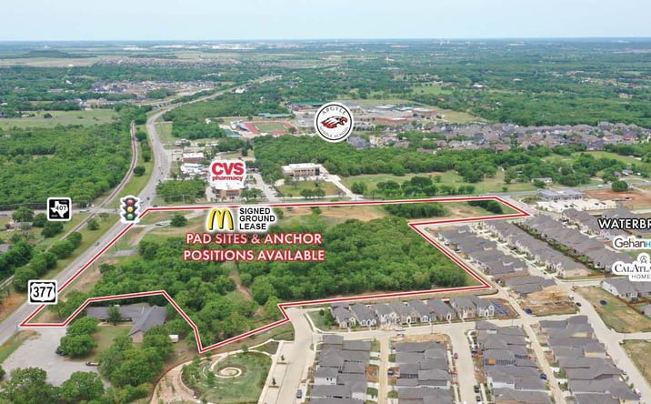 Pictures of Retail, Land property located at SEC of FM-407 & US-377, Argyle, TX 76226 for lease - image #1