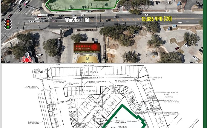 Pictures of Retail, Restaurant property located at 8527 Wurzbach Road, San Antonio, TX 78240 for lease - image #1