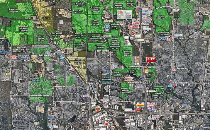 Pictures of Retail, Land property located at 3044 Clay Mountain Trail, Fort Worth, TX 76137 for lease - image #1