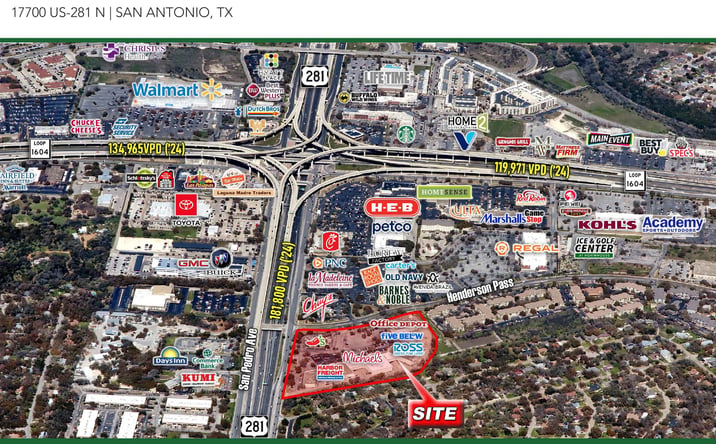 Pictures of Retail property located at 17700 US-281 N, San Antonio, TX 78232 for lease - image #1