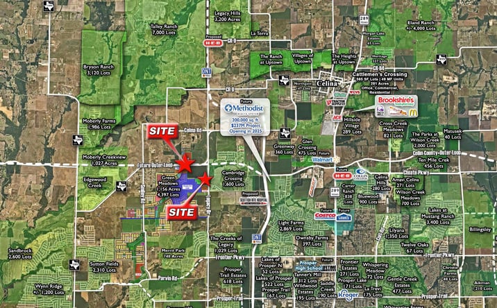 Pictures of Retail, Land property located at FM-428 & McNabb Dr, Celina, TX 75009-4456 for lease - image #1