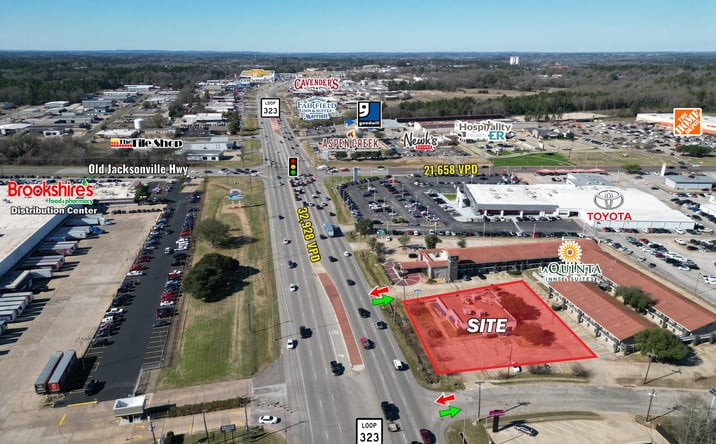 Pictures of Retail, Restaurant property located at 1593 W SW Loop 323, Tyler, TX 75701 for lease - image #1
