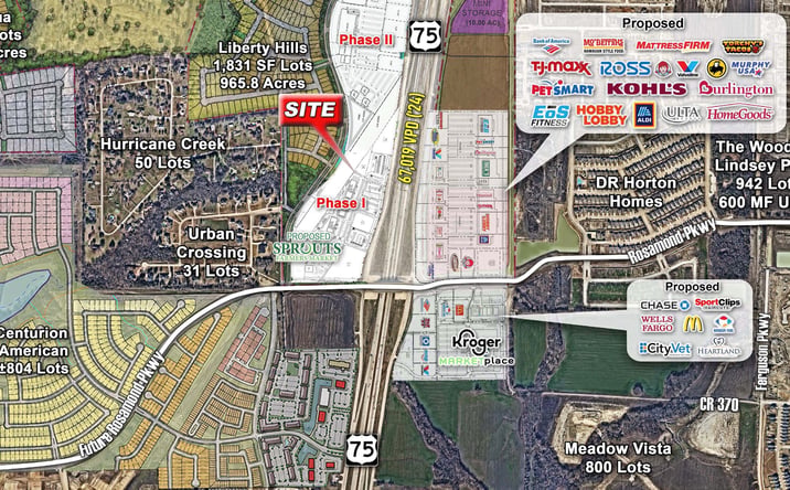 Pictures of Land property located at NWC of US-75 & Rosamond Pkwy, Anna, TX 75409 for lease - image #1
