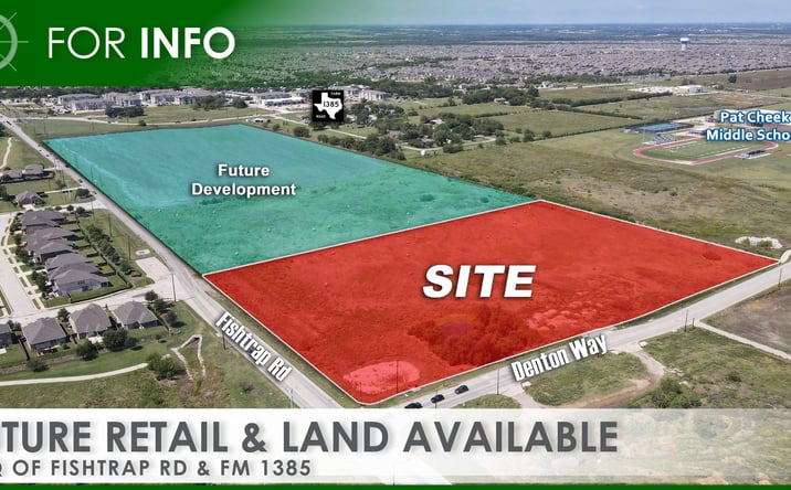 Pictures of Retail, Land property located at NEQ of Fishtrap Rd & FM 1385 / Denton Way, Prosper, TX 76227 for lease - image #1