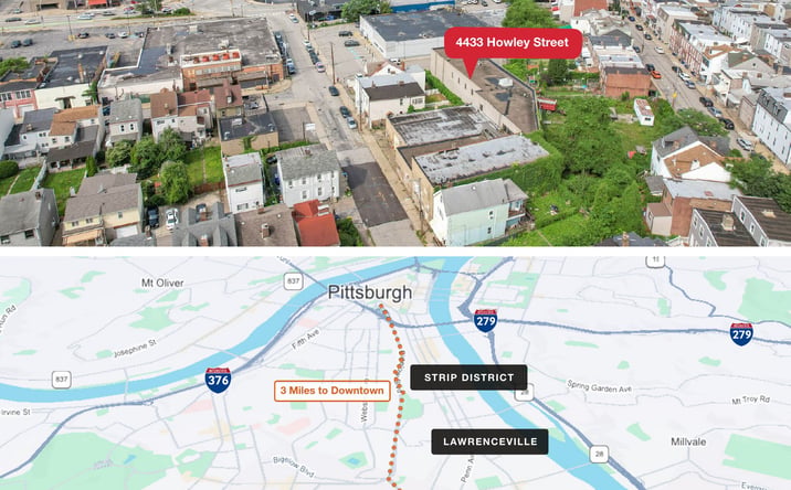 Pictures of Office, Industrial, Land property located at 4433 Howley St, Pittsburgh, PA 15224 for lease - image #1