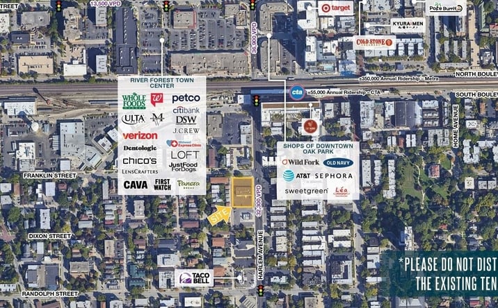 Pictures of Retail property located at 109 N. Harlem Avenue, Forest Park, IL 60130 for lease - image #1