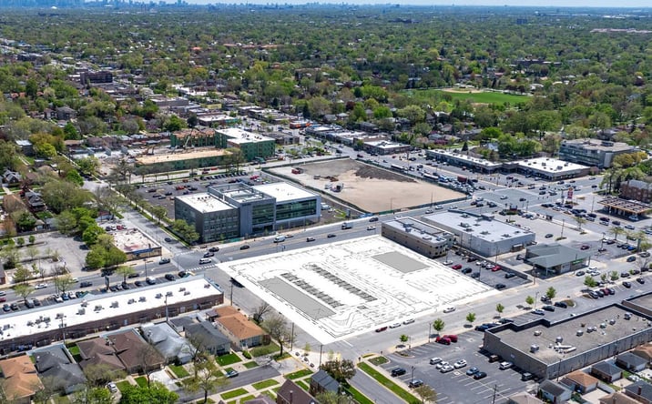 Pictures of Retail property located at SWC Harlem Avenue & Wabansia Avenue, Elmwood Park, IL 60707 for lease - image #1