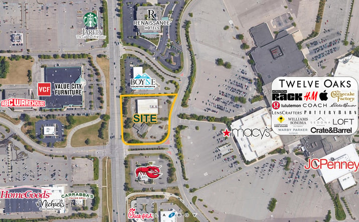 Pictures of Land property located at 27772 & 27768 Novi Road, Novi, MI 48377 for lease - image #1