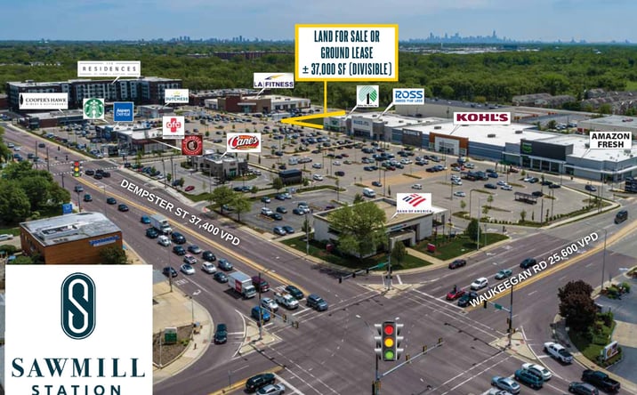 Pictures of Retail property located at Dempster St & Waukegan Rd, Morton Grove, IL 60053 for lease - image #1