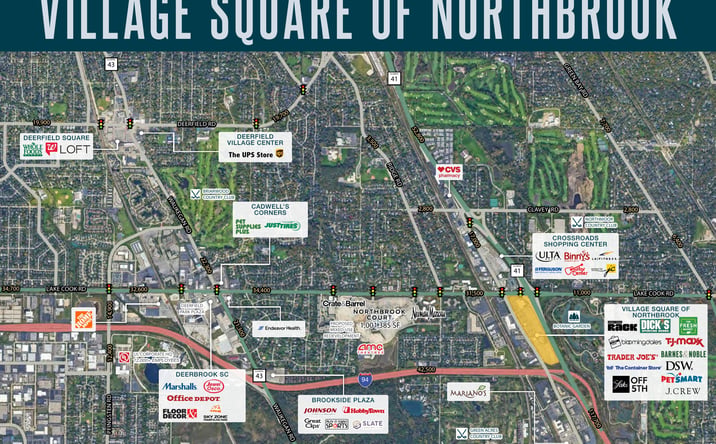 Pictures of Retail property located at SEC Lake Cook Rd & Skokie Blvd, Northbrook, IL 60062 for lease - image #1