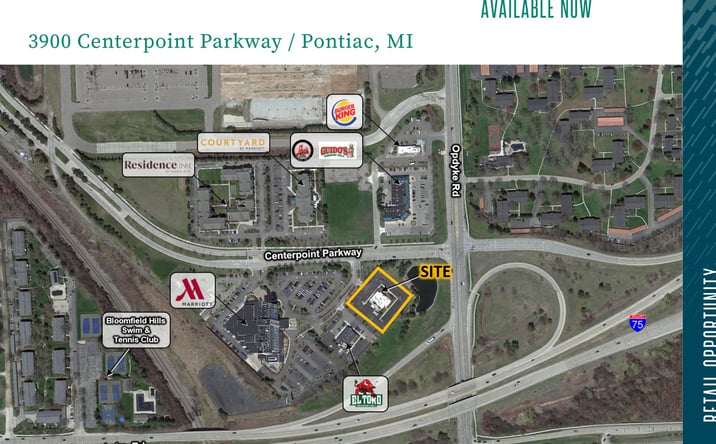 Pictures of Land property located at 3900 Centerpoint Parkway, Pontiac, MI 48341 for lease - image #1