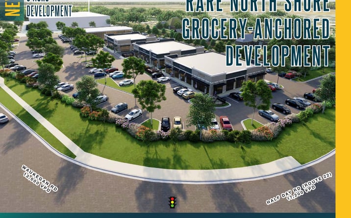 Pictures of Retail property located at NEC Waukegan Road & Half Day Road, Bannockburn, IL 60015 for lease - image #1